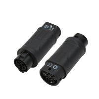 16A 32A type1 to type2 EV charging adapter SAE J1772 to IEC62196