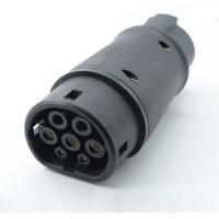 32A type1 to type2 EV charging adapter SAE J1772 to IEC62196