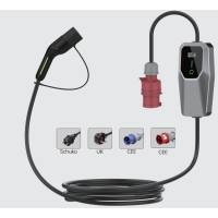 22kw Three phase IP65 IEC62196 type2 portable charger